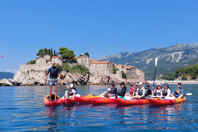 3.5-Hour Kayak Tour from Beсiсi to Sveti Stefan Island - The star moment: sailing around Sveti Stefan’s sea walls