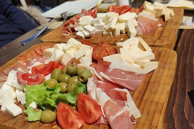 3 Hour Kotor Food Tour - Rick Steves' Recommended - Trg Sv. Tryphon square: bread, olive oil, buzara mussels, and white wine
