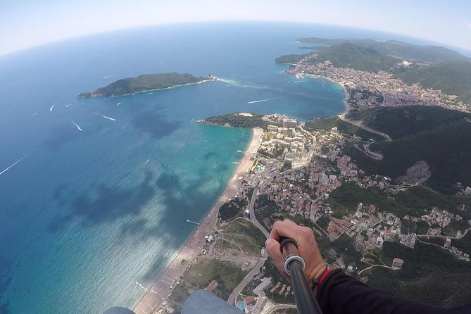 Bečići Standard Paragliding Montenegro /All-inclusive - Your Flight Route: Bečići Beach, Budva, Pržno, and More
