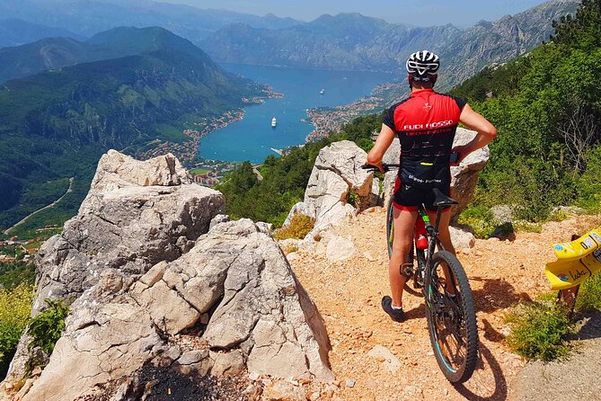 Bike tour - Panoramic downhill from Njeguši and Kotor serpentines - Optional zipline at Njeguši: adrenaline, but don’t feel pressured