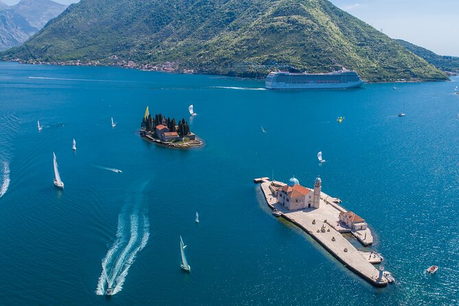 Blue Cave Kotor Swim, Mamula&Lady of the Rock 3 Hour Ticket Tour - Speedboat views of Kotor Bay before the first stop