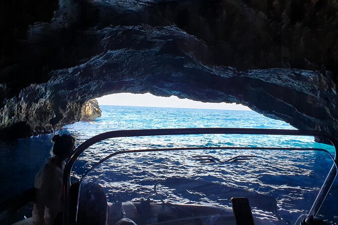 Blue Cave Kotor Swim, Mamula&Lady of the Rock 3 Hour Ticket Tour - Mamula Island fortress views: Lastavica from the boat