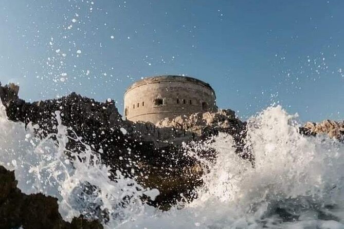 Blue Cave, Lady of Rocks , Perast and Mamula Speedboattour MW - Submarine tunnels and Mamula Island: dramatic history on a tight timeline