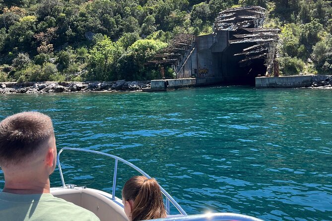 Blue Cave, Lady of the Rocks and Kotor Bay SpeedBoat Tour 3H - Former Submarine Tunnel: the rare Yugoslav-era stop you can walk into