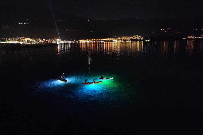 Budva: 2-Hour «Night Lights» Kayak Tour - The calm break: your floating pause over the glowing seabed