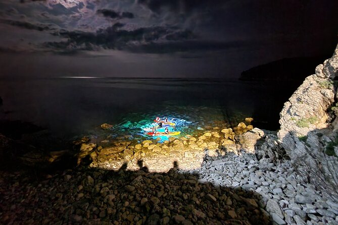 Budva: 2-Hour «Night Lights» Kayak Tour - Gliding past Budva’s city walls from the water (Stop 2)