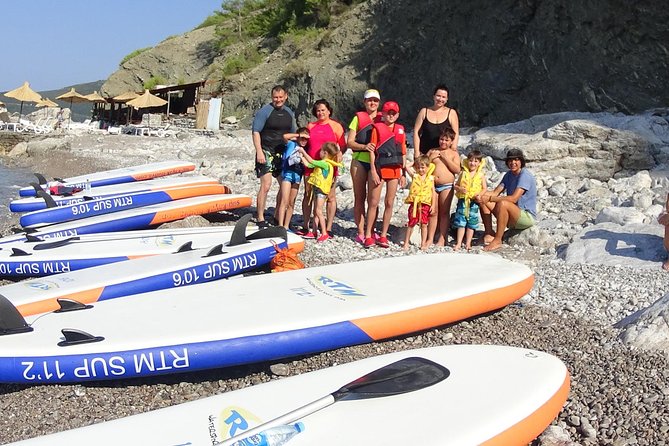 Budva Bay: Kayak & SUP Tour to Coastal Caves - Old Town coastal views: pacing the first stretch