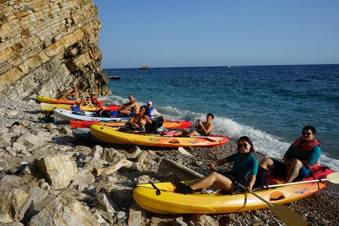 Budva Bay: Kayak & SUP Tour to Coastal Caves - Safety and guide style: what good handling looks like