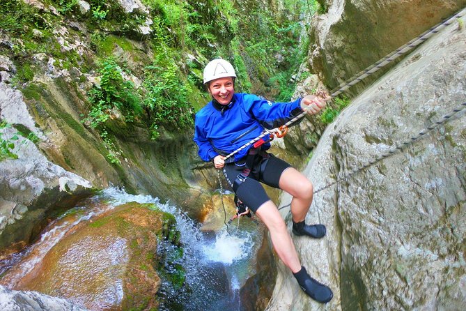 Canyoning Skurda River - Extreme adventure in Kotor City - Rappelling and waterfall pitches: what to expect when you go from standing to control
