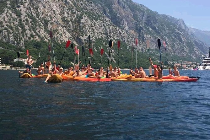 Kayak active tour - Prčanj: Temple Time, Clear-Water Swim, and a Break That Feels Earned