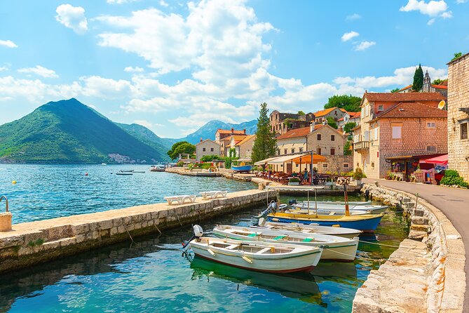 Kotor Bay Escape: Blue Cave, Beach & Swimming Time - Perast and Mamula: what you see from the water matters