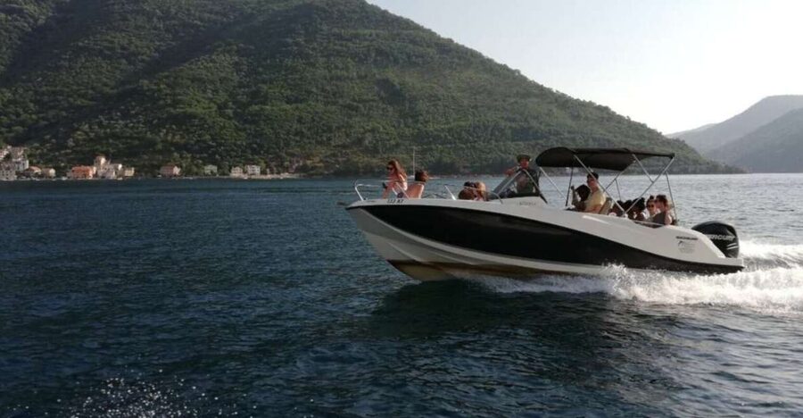 Kotor: Blue Cave, Žanjic Beach Speedboat Tour - Mamula Island Photos and the Former Submarine Tunnel Pass-By