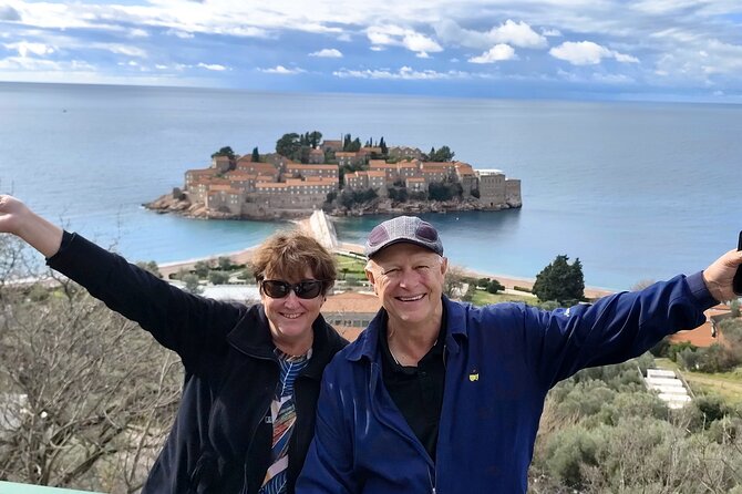 Montenegro shore excursion from Bar or Kotor - Sveti Stefan Viewpoint: The Classic Coastal Angle