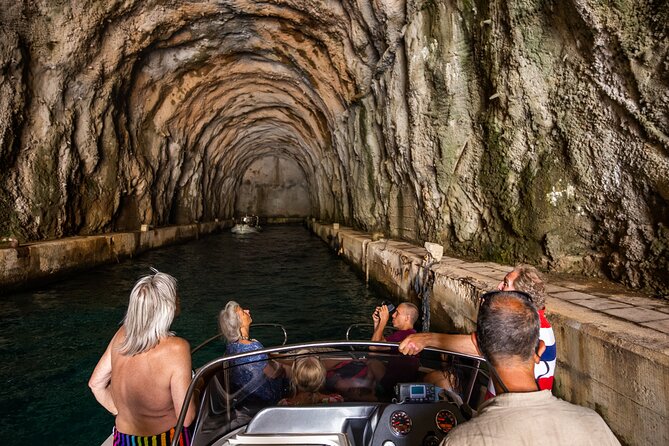 Private Blue Cave tour with a beach stop - 4h30min duration - Our Lady of the Rocks: artificial island, Perast legends, and shipwrecks
