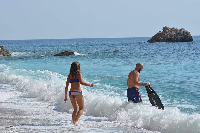 Private Boat Tour Adventure In Budva - Sightseeing & Snorkeling - Stop 2: Mogren Beach from the sea—why it feels special