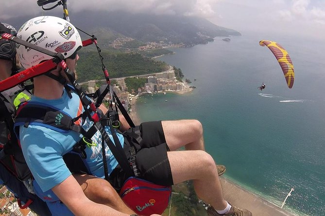 Tandem paragliding in Budva /All-inclusive - Getting there: meeting point, transfers, and timing you can plan around