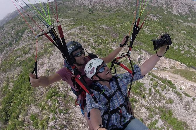 Tandem paragliding in Budva /All-inclusive - GoPro footage: download link, upgrades, and SD card pickup