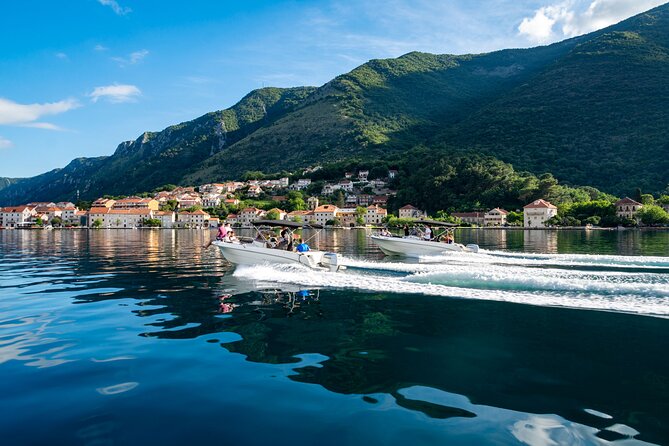 The Grand Boka Tour:Blue Cave, Lady of the Rocks & Submarine Base - What’s Included Onboard: Water, Life Jackets, Wi‑Fi, and the Audio Guide That Actually Works
